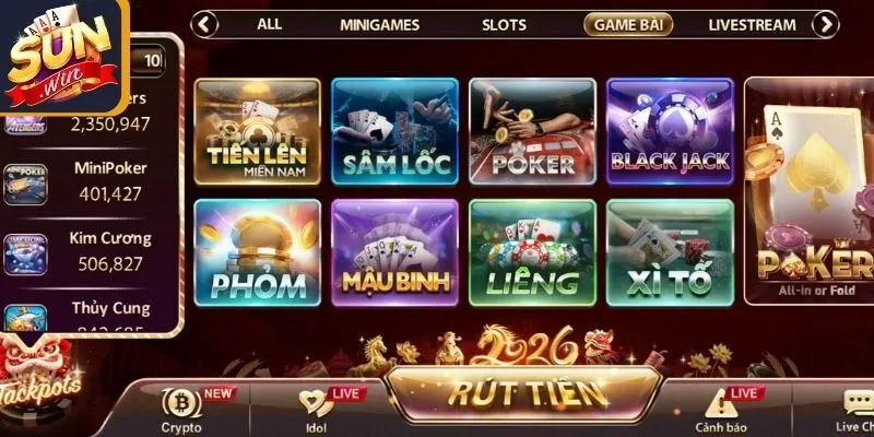 Giới thiệu chuyên mục Game Bài Sunwin hấp dẫn