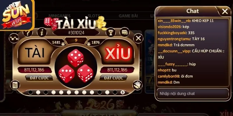 Quy luật tham gia Tài Xỉu Sunwin trực tuyến